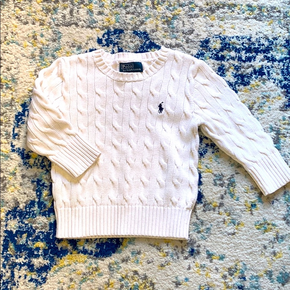 Polo Ralph Lauren Cream Knit Sweater